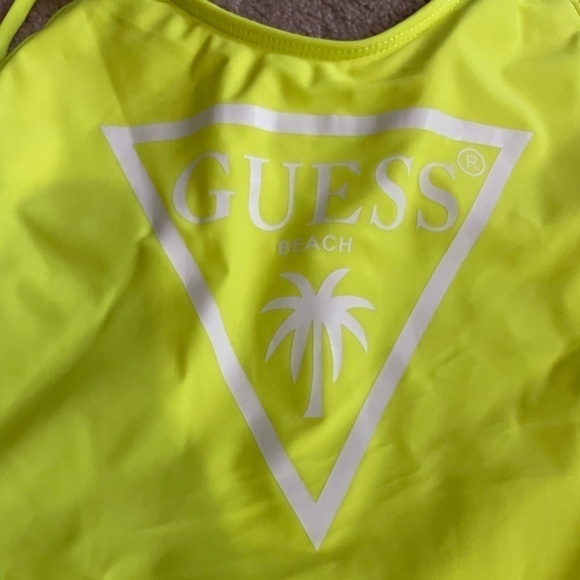 GUESS 90s look one piece bathing suit size XL - Picture 4 of 8